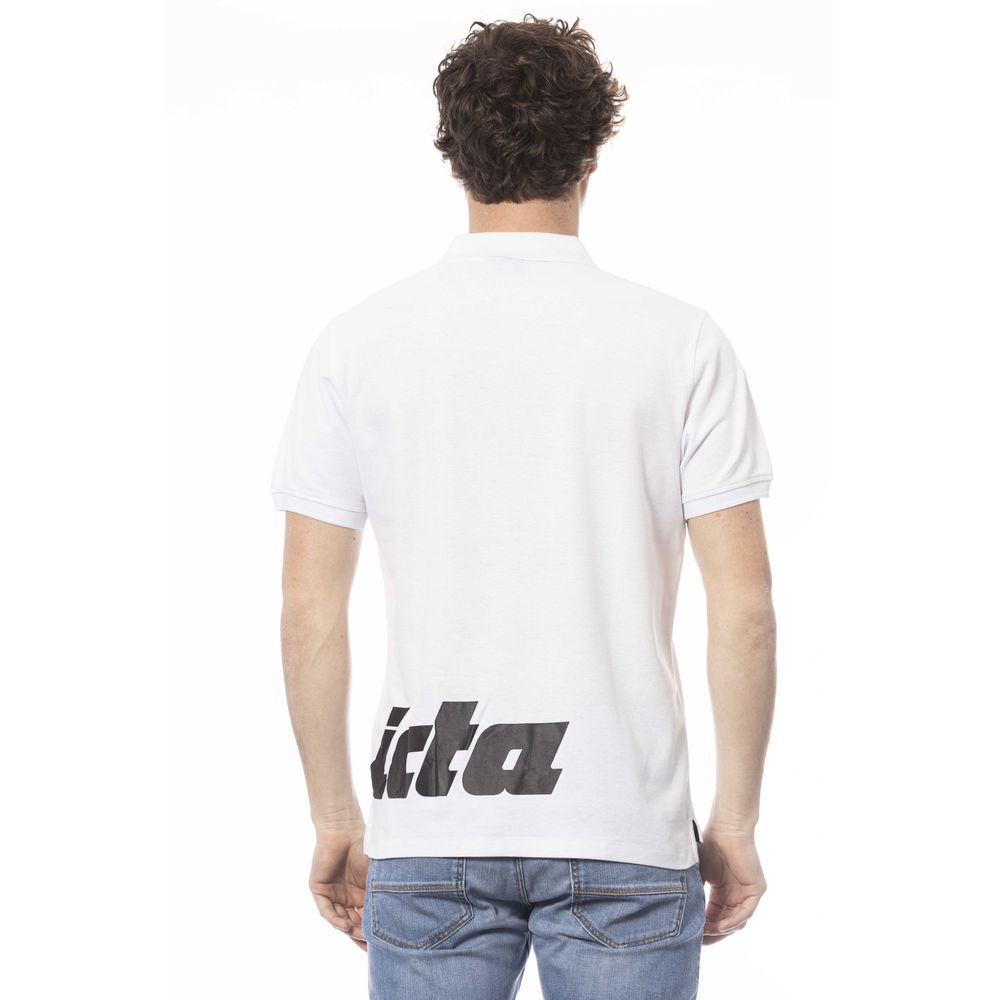 Invicta White Cotton Polo Shirt