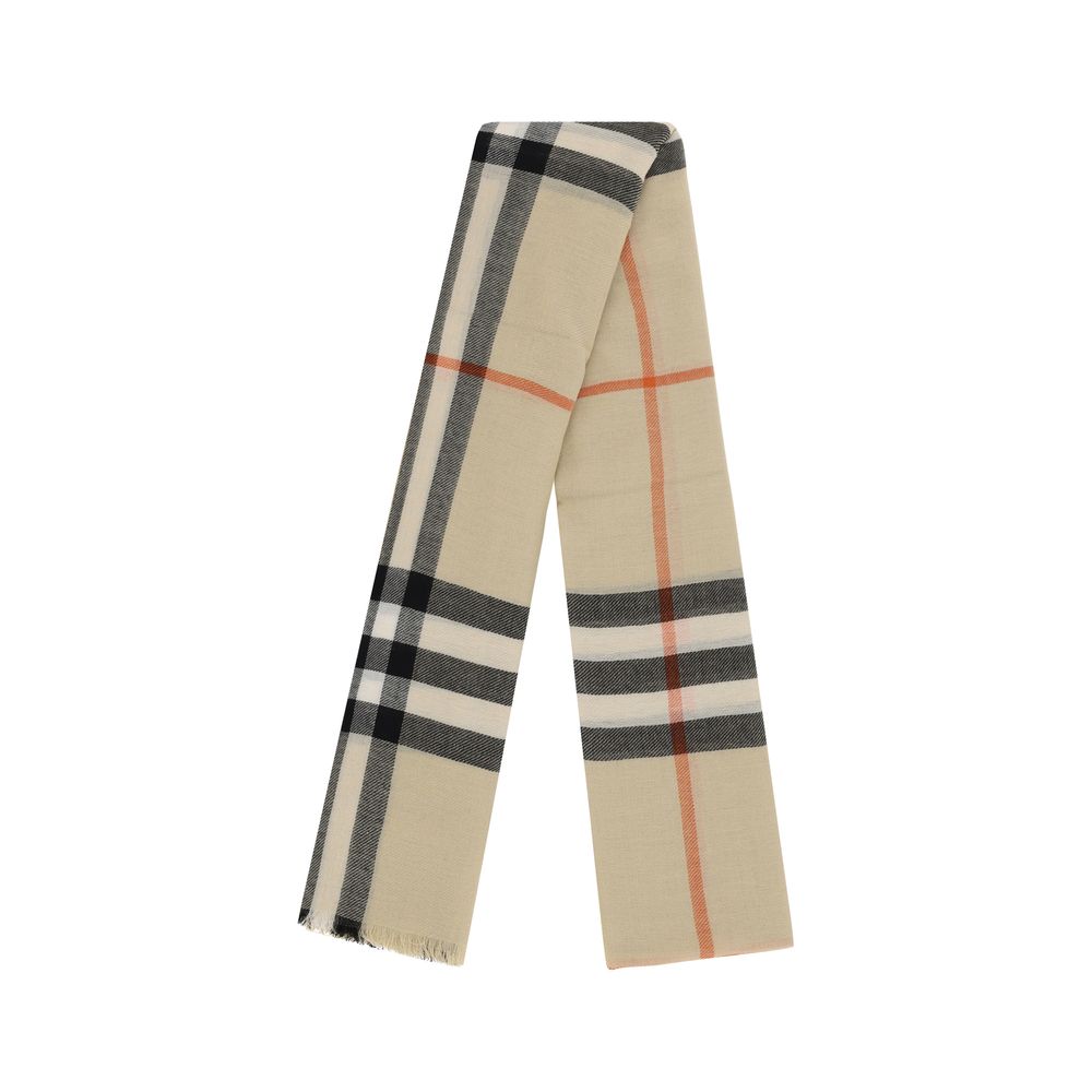 Burberry Beige Wool Scarf