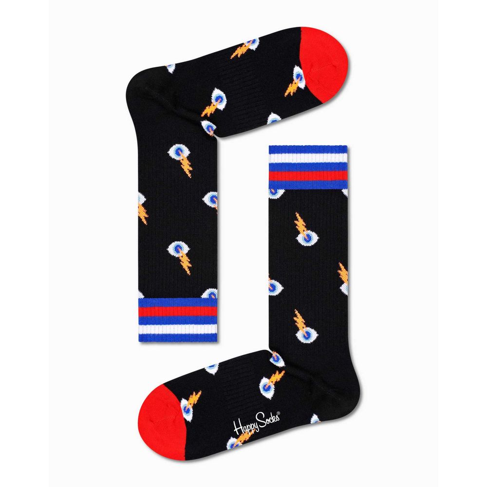 Happy Socks Black Cotton Socks