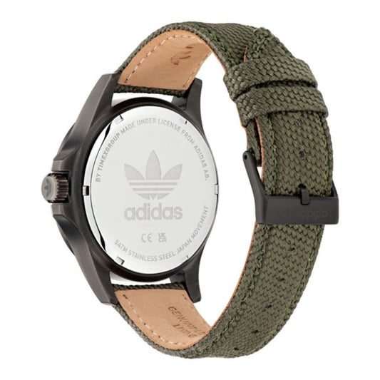Adidas Green Fabric Dress Watch