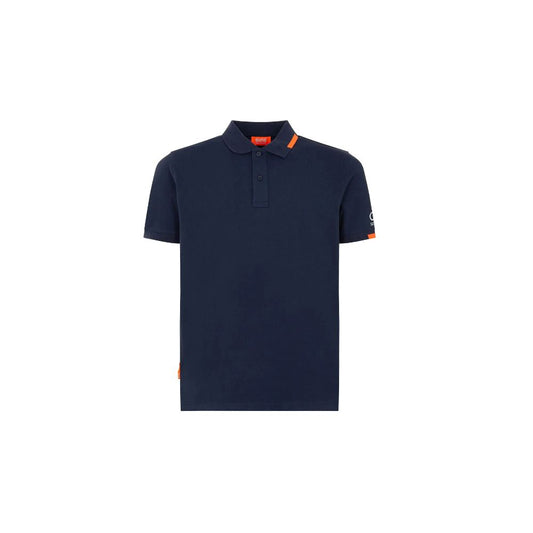 Suns Blue Cotton Polo Shirt