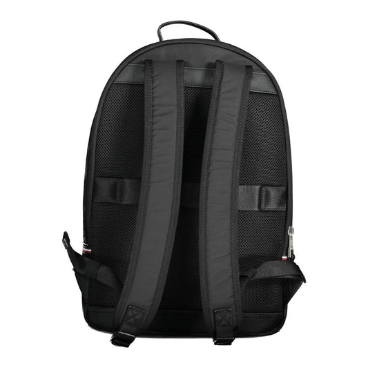Tommy Hilfiger Black Polyester Backpack