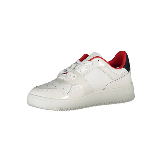 Tommy Hilfiger White Polyester Sneaker