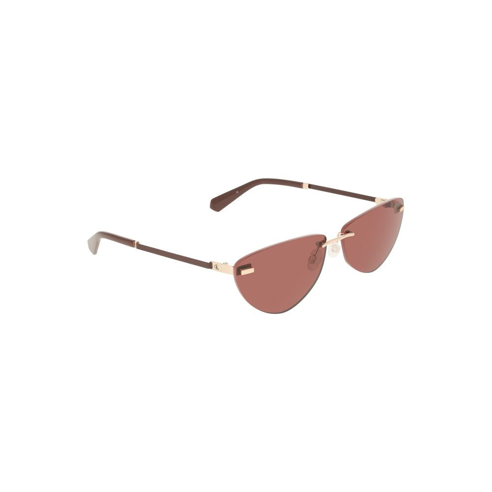 Calvin Klein Pink Metal Sunglass