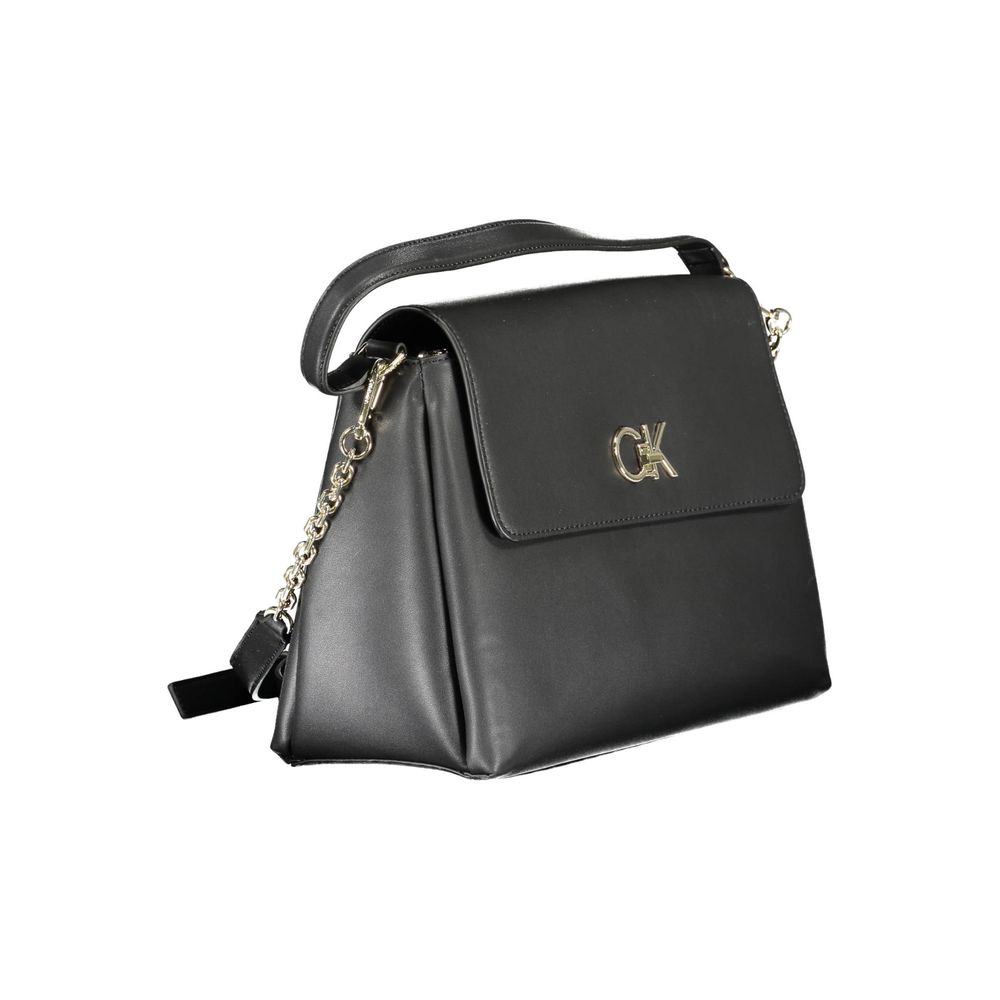 Calvin Klein Black Polyester Handbag