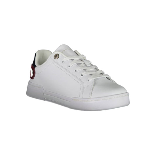 Tommy Hilfiger White Polyester Sneaker