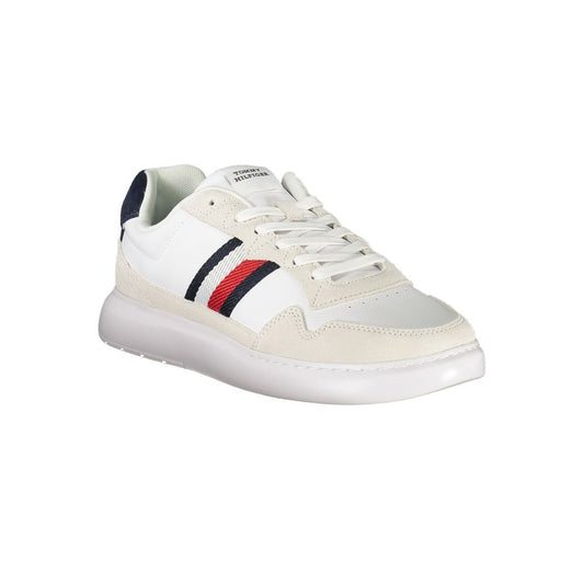 Tommy Hilfiger White Polyester Sneaker