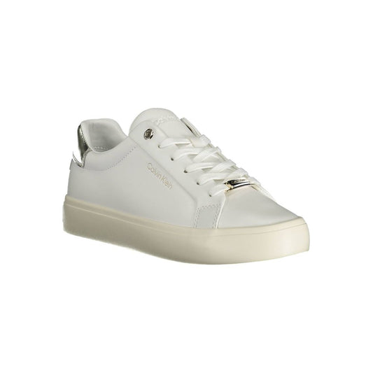 Calvin Klein White Polyester Sneaker