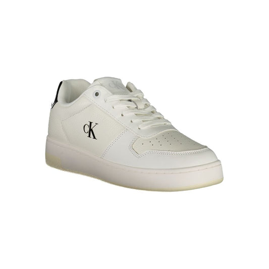 Calvin Klein White Polyester Sneaker