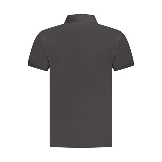 Timberland Black Cotton Polo Shirt