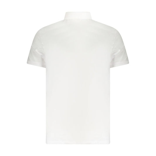 Calvin Klein White Cotton Polo Shirt