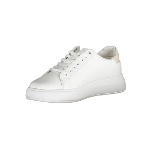 Calvin Klein White Polyester Sneaker