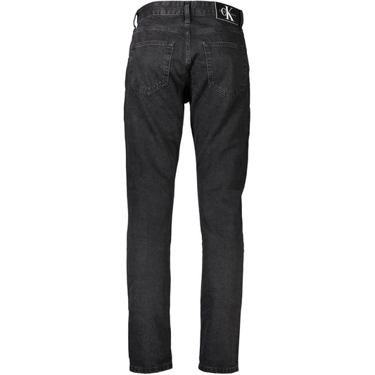 Calvin Klein Black Cotton Jeans Denim