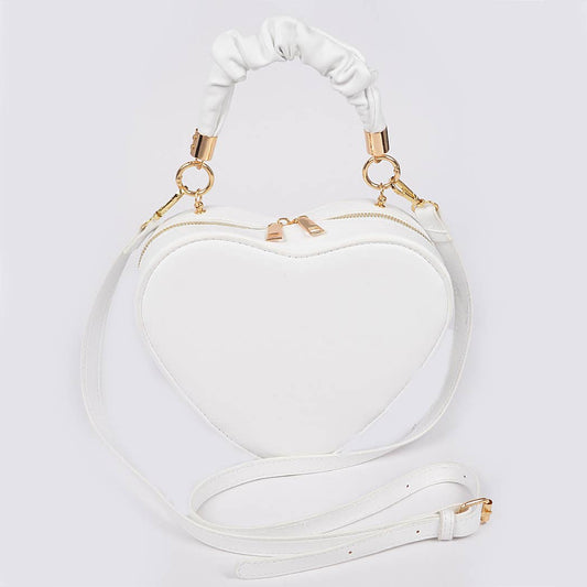 Heart Shape Top Handle Bag