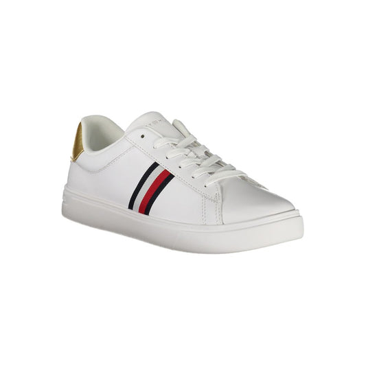 Tommy Hilfiger White Polyester Sneaker