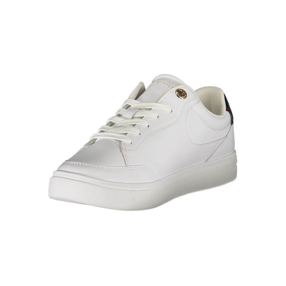 Tommy Hilfiger White Polyester Sneaker