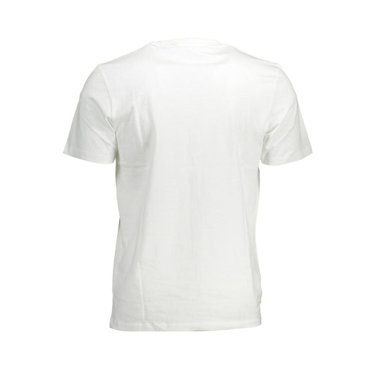 Timberland White Cotton T-Shirt