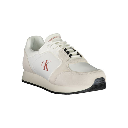 Calvin Klein White Polyester Sneaker