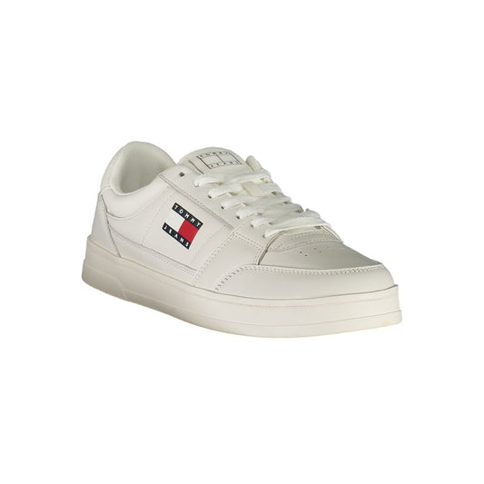 Tommy Hilfiger White Polyester Sneaker
