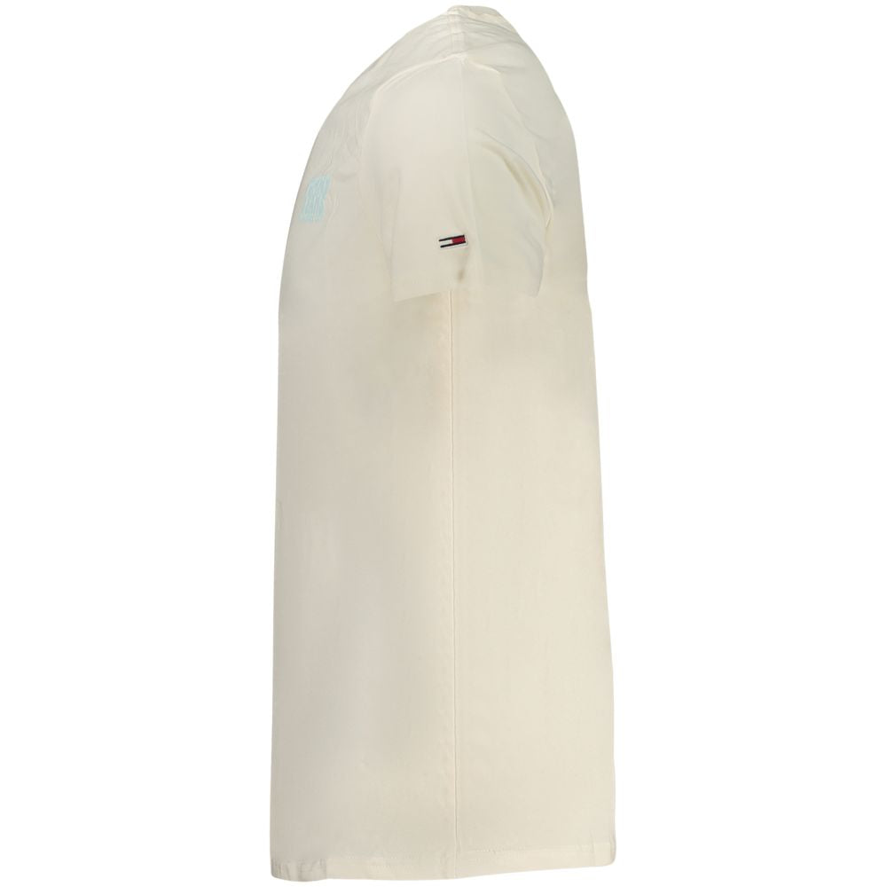 Tommy Hilfiger Beige Cotton T-Shirt