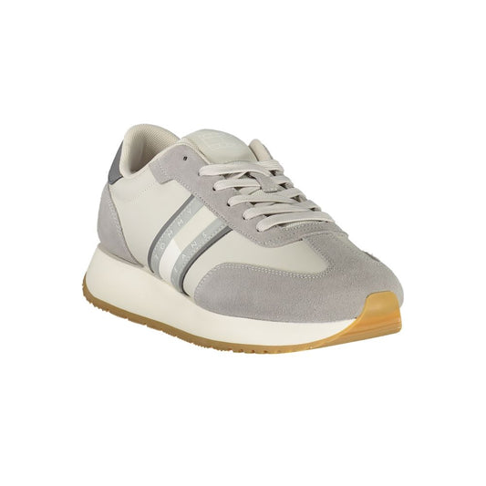 Tommy Hilfiger Gray Polyester Sneaker