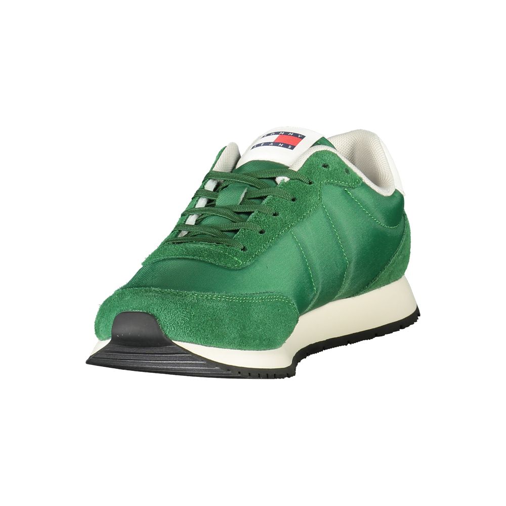 Tommy Hilfiger Green Polyester Sneaker