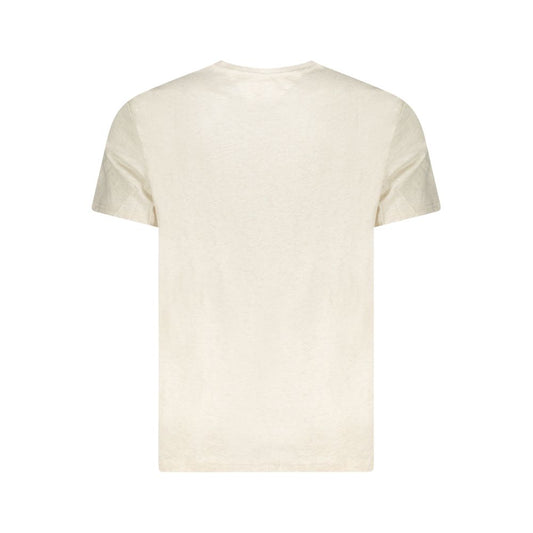 Tommy Hilfiger Beige Cotton T-Shirt
