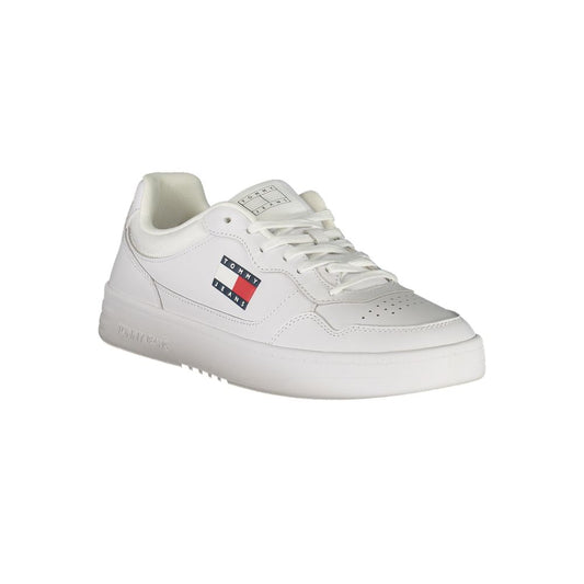 Tommy Hilfiger White Polyester Sneaker