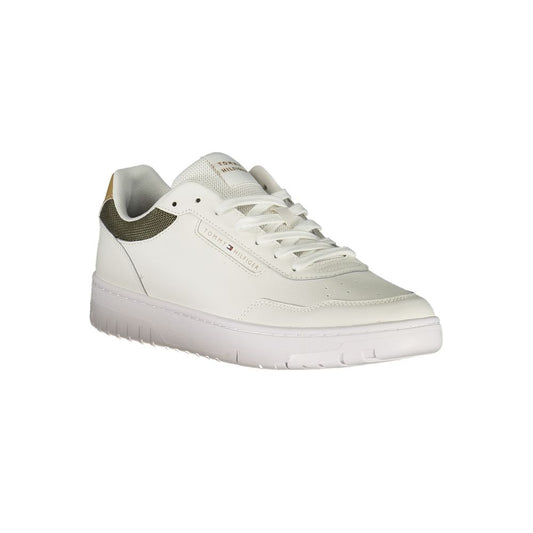Tommy Hilfiger White Polyester Sneaker
