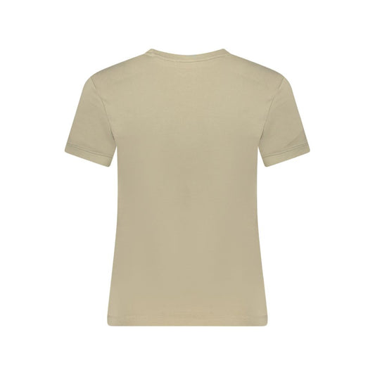 Guess Jeans Beige Cotton T-Shirt