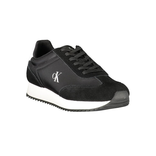 Calvin Klein Black Polyester Sneaker