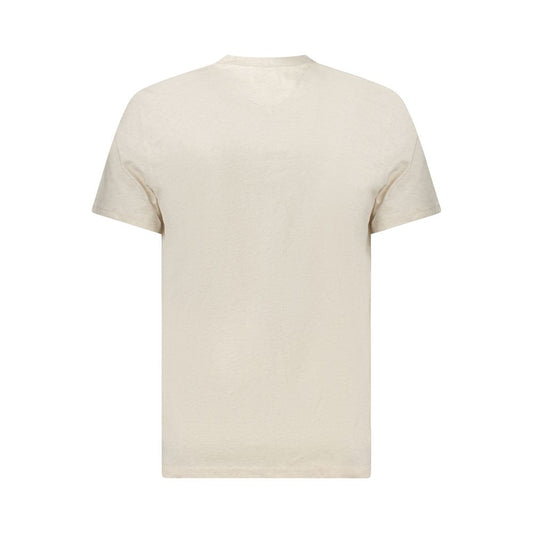 Tommy Hilfiger Beige Cotton T-Shirt