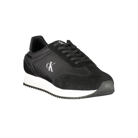 Calvin Klein Black Polyester Sneaker