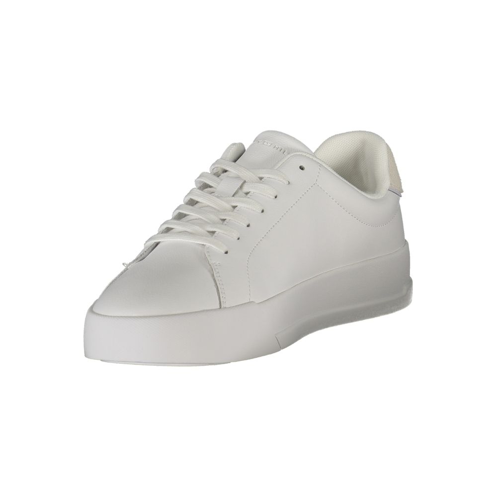 Tommy Hilfiger White Polyester Sneaker