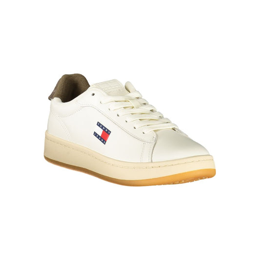 Tommy Hilfiger White Polyester Sneaker