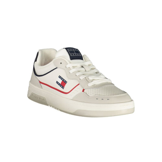 Tommy Hilfiger White Polyester Sneaker