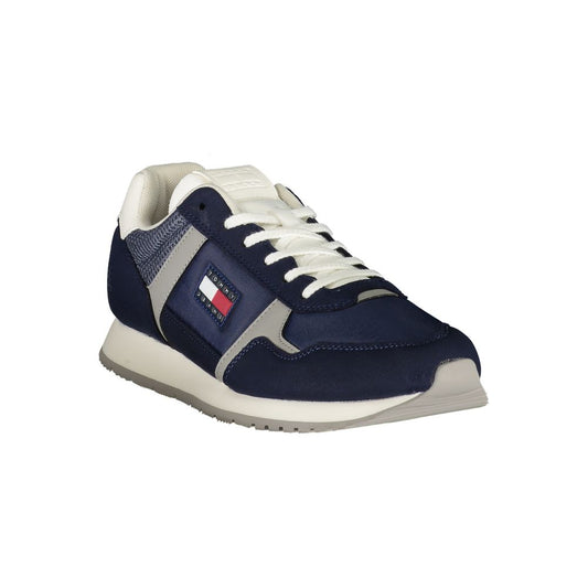 Tommy Hilfiger Blue Polyester Sneaker