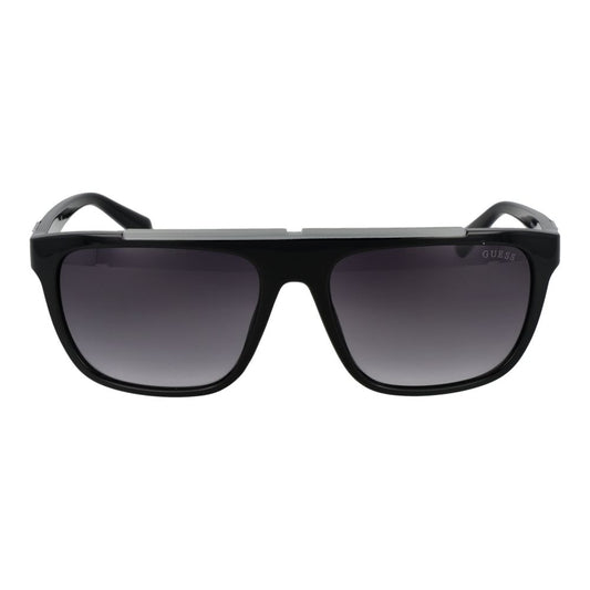 Guess Black Stainless Steel Sunglasses