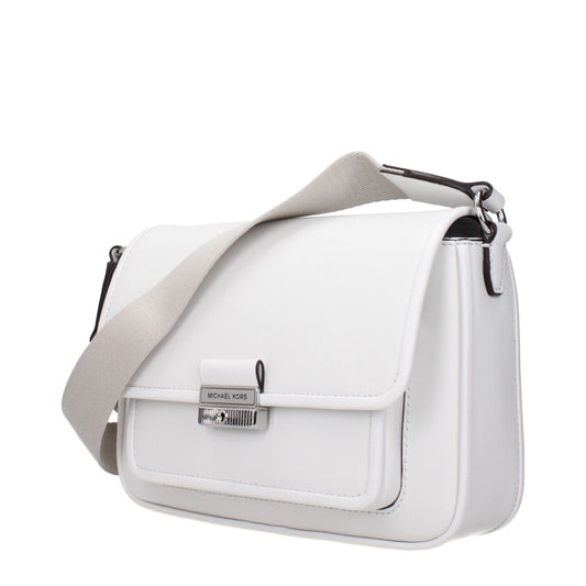 Michael Kors White Leather Crossbody Bag