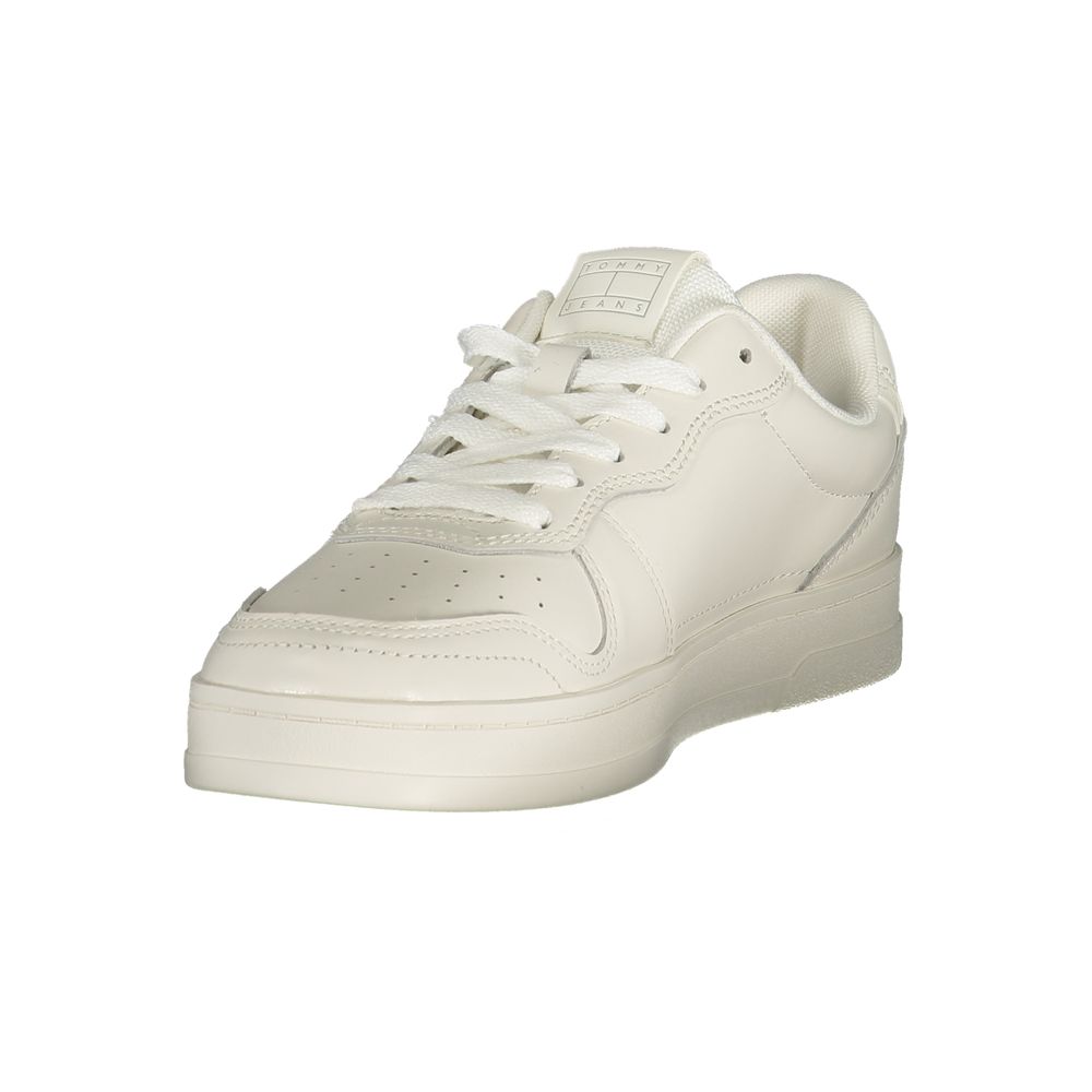 Tommy Hilfiger White Leather Women Sneaker
