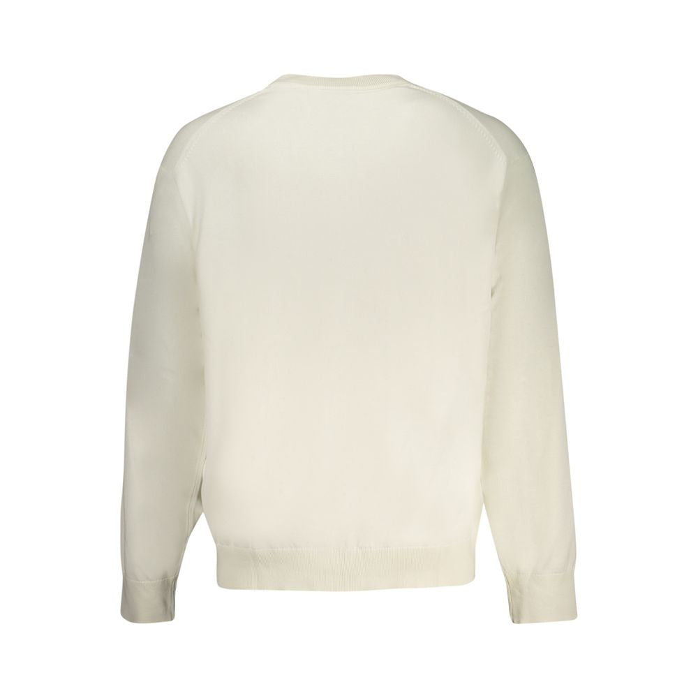 Calvin Klein White Cotton Men Sweater
