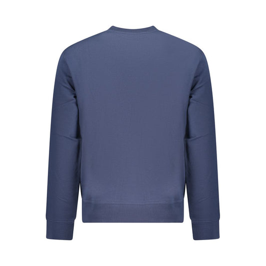 Hugo Boss Blue Cotton Sweatshirt