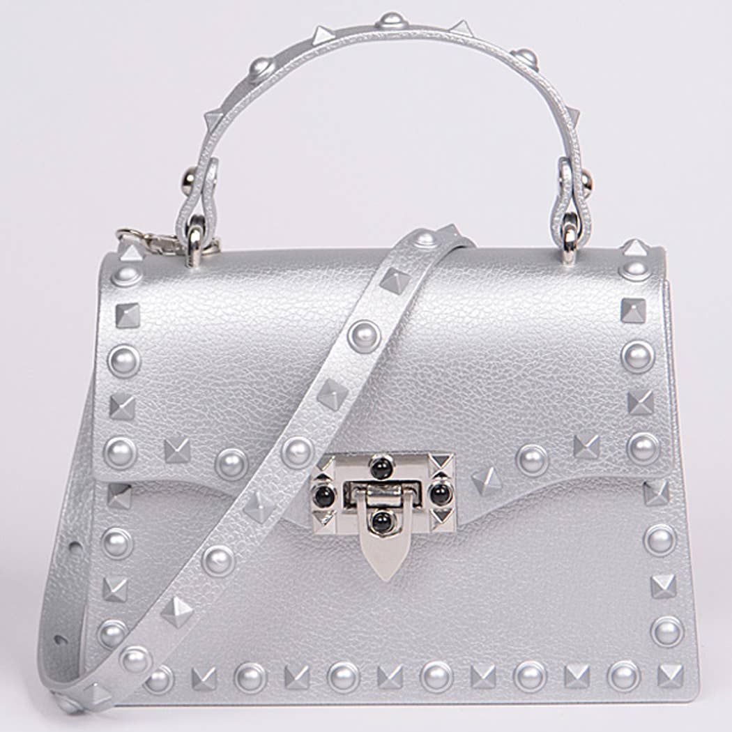 Monotone Studded Clutch