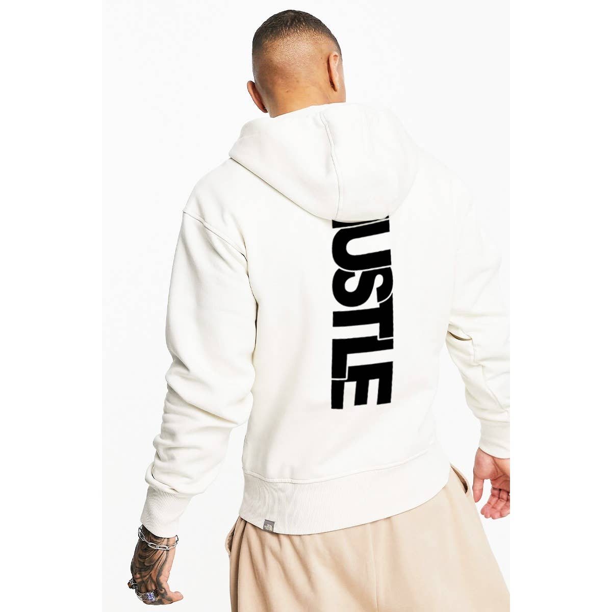 HUSTLE DANGER GRAPHIC MENS HOODIE