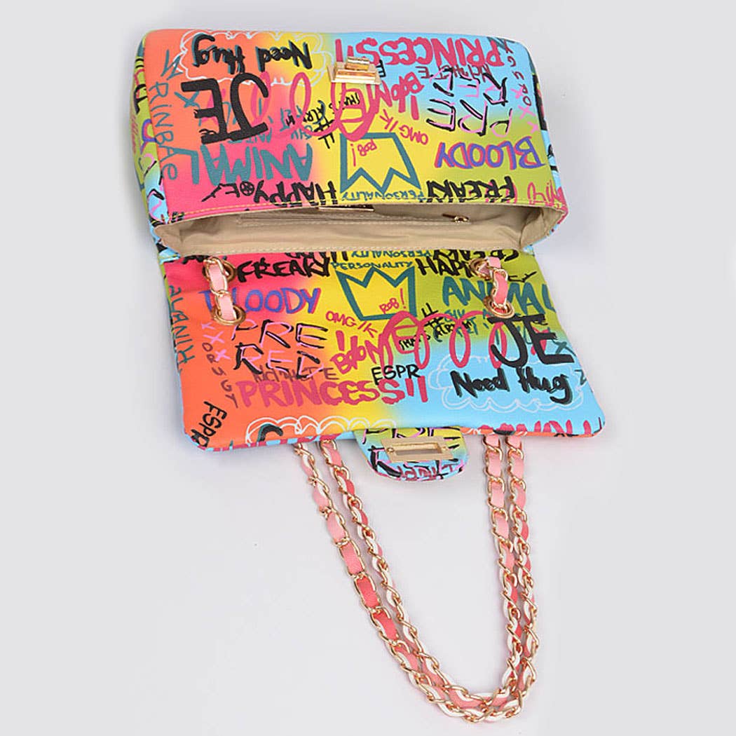 Graffiti Gradiating Clutch