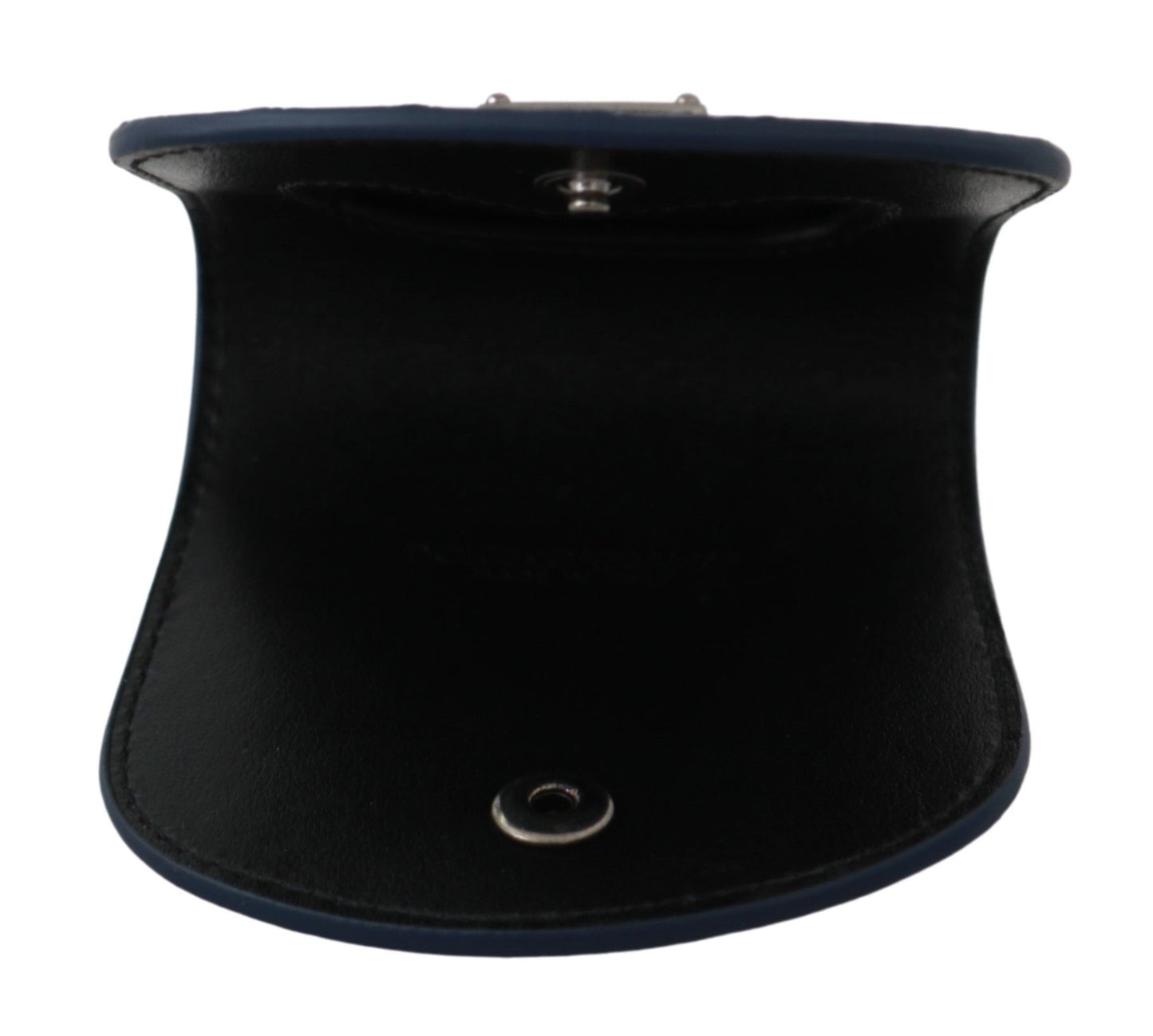 Dolce & Gabbana Gray Exotic Skin Card Case Holder Pocket Wallet