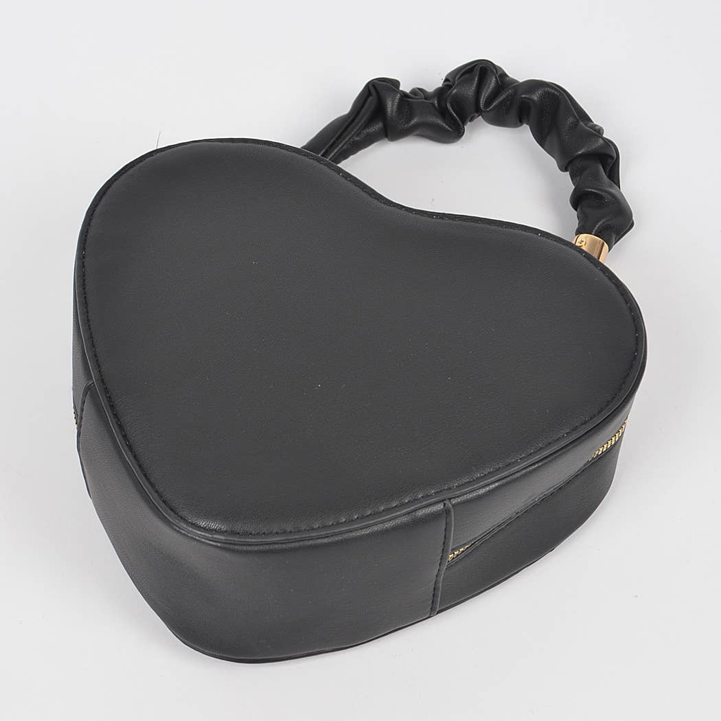 Heart Shape Top Handle Bag