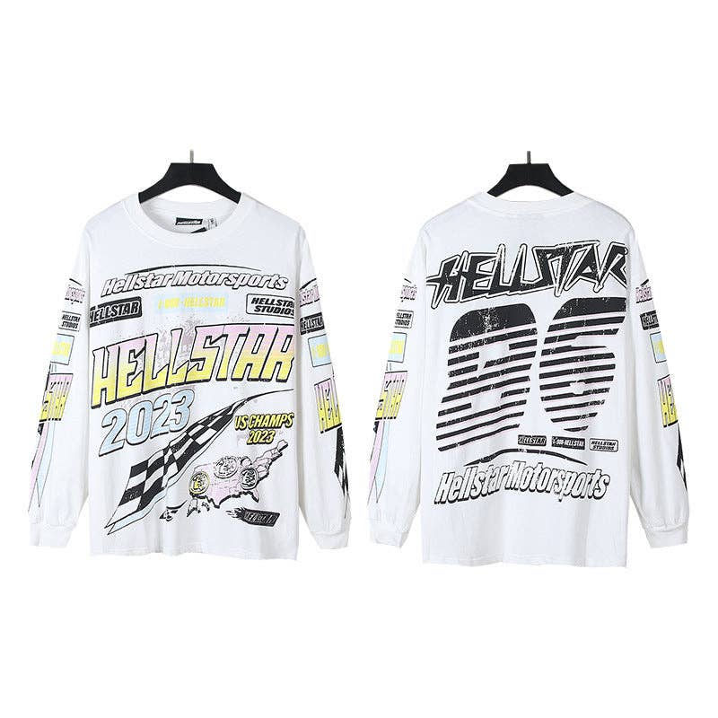 Hell Style Graphic Long Sleeve T-Shirt for Men