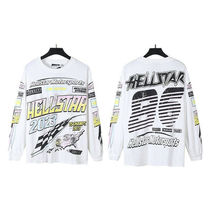 Hell Style Graphic Long Sleeve T-Shirt for Men