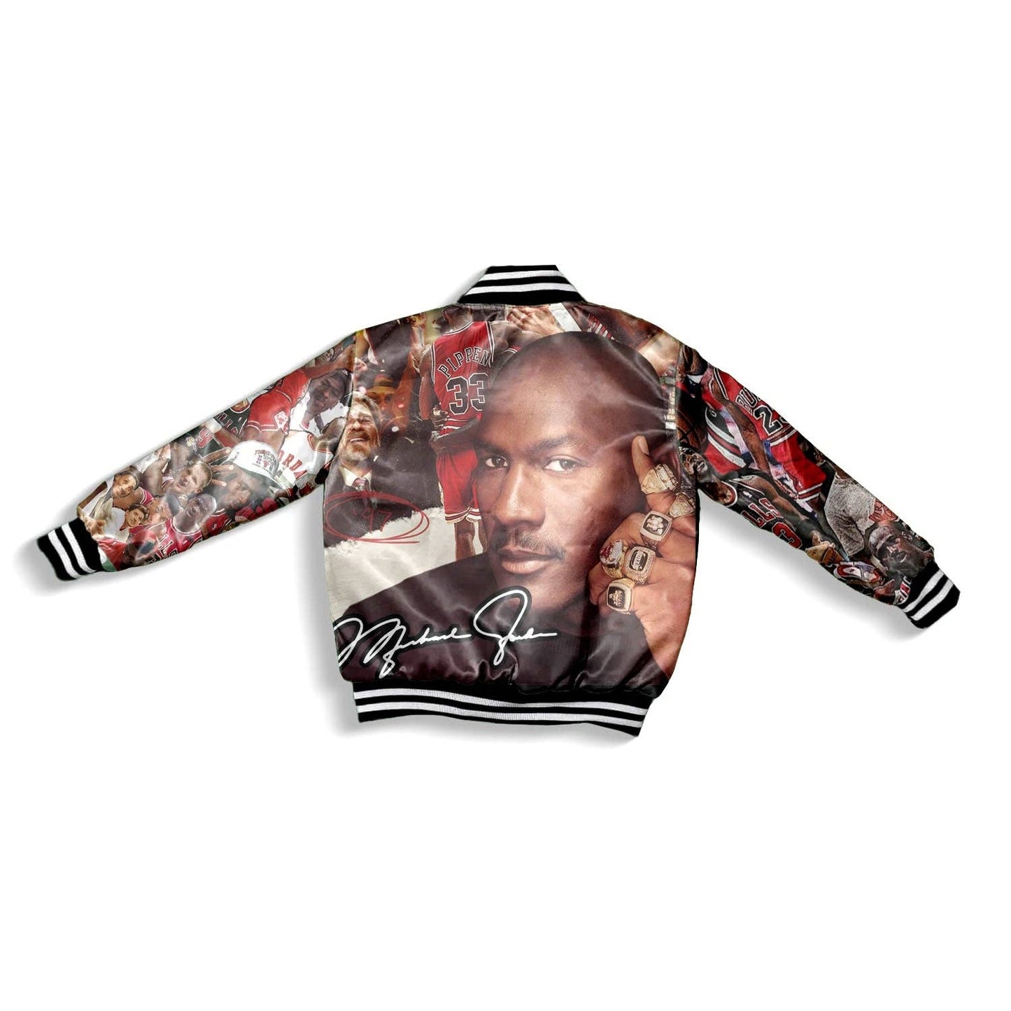 Men Michael Jordan Bulls Bomber